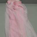 Suppromo 6ft Pink Tulle Table Skirt Baby Shower Tablecloth for Rectangle Tables or Round Tables Pink Ruffle Tutu Table Skirts Desk Skirt for Princess Girls Birthday Party Cake Dessert Decorations (72" x 30" (6FT))