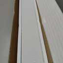 Joyfolk White Marble Threshold 4x36x5/8 Inch Marble Window Sill Shower Curb Top Tile Door Transition Bathroom Vanity Backsplash for Shower Pan System Jambs Fireplaces (Modern Style)