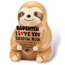 YODOCAMP Sloth Figurine Encouragement Gift for Sister, Positive Desk Decor for Women, Appreciation Gift for Sister Birthday or Graduation, Inspirational Office Decoration for Adults TZS90