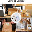 3 Rolls Square Thermal Labels Paper for Phomemo M220 M200 M221 M110 Labels Maker, 1.96 x 1.96 Waterproof Sticker Mini Printer Paper for DIY Barcode Logo Journal Notes Memo, Gradient