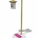 Stunning Mid Century Holtkotter Extendable 18”- 26” Table Lamp in Brushed Brass