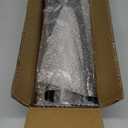 Straight Furniture Table Legs 14 Inch, Round Tapered Metal Furniture Legs Black, Modern Dresser Cabinet Sofa Support Feet Replacement, Set of 4