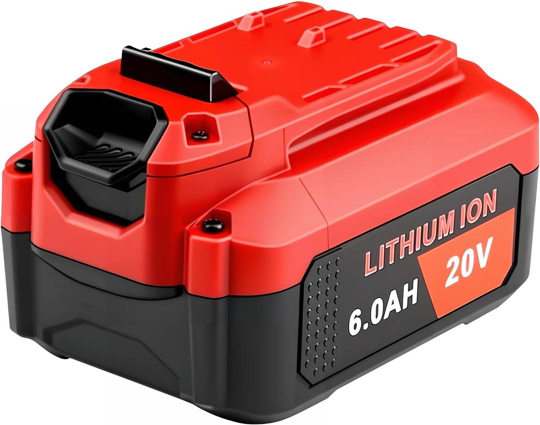V20 20V Lithium Battery: Replacement for Craftsman 20V CMCB204 CMCB202 CMCB201 Cordless Drill Tools - 6Ah 20 Volt Max Battery Pack