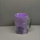 UUJOLY Small Trash Can Wastebasket Garbage Can Container Bins for Bathrooms, Laundry Room, Kitchens, Offices, Kids Rooms, Dorms (Taro Purple) (1 Pack)
