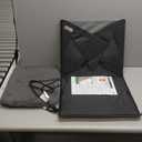 K&H Pet Products Heated Outdoor A-Frame Cat House, Weatherproof Shelter for Strays & Ferals, Safety Listed Insulated Outdoor Kitty House, Removable Door Flaps - Gray/Black 18 x 14 x 14in 20W