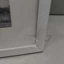 Upsimples 8x10 Picture Frame Set of 5, Display Pictures 5x7 with Mat or 8 x 10 Without, Wall Gallery Photo Frames, White