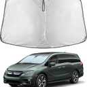 Econour Windshield Sun Shade for 2018-2026 Honda Odyssey Accessories LX, EX, EX-L, Touring, Elite Minivan Window Sunshade Sun Visor Protector Foldable Blocks UV Rays Keep Your Car Cooler