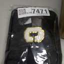 Uygafly Belt Bag Crossbody Bags for Girls Women - Gifts for 8 9 10 11 12 13 Year Old Girl - Teen Birthday Gifts - Small Waist Packs Trendy Kids Fanny Pack - Initial White C, Black Bag