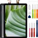 New LCD Display Replacement for HD 8 /HD 8 Plus Tablet 12th Gen Released in 2022/2024 R2SP8T R24SB8 Touch Screen Digitizer Assembly Replacement with Upgraded Repair Tools Kit-Black