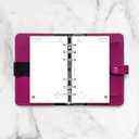 Filofax Calendar Diary Refill, Personal/Compact Size, Day on One Page with Appointments, Ruled, White Paper, English, 2025 (C68441-25)