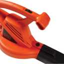 BLACK+DECKER Electric Leaf Blower, Handheld Blowers for Lawn Care, Lightweight, 180 MPH 180 CFM, 7-Amp, Corded (LB700)