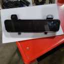 2026 12'' Mirror Dash Cam 4 Channel, Touch Screen Rear View Mirror Camera for Cars,1080Px4 Dashcam Front Rear Inside, IR Night Vision,WiFi,APP,GPS, 24/7 Recording Parking Monitor,Free 128GB SD