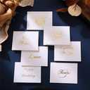 7 Sets Themes with Customized Text Small Size Cards A Simple yet Elegant Greeting for Special Occasions Foldable Cards Cover with Printed Warm Words Individual Envelopes (Folded 3.7" X2.7)