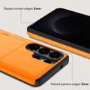 Qinmay Compatible with Samsung Galaxy S26 Ultra Case Wallet,Built-in Card Holder,Dual Layer Shockproof Hidden Card Slot Slim Wallet Phone Cover for Galaxy S26 Ultra 6.9"Orange