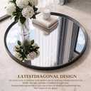 24 inch Black Round Bathroom Mirror,Circle Mirror