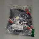 Zombie Cheerleader Costume for Girls Cheer Costumes Kids Halloween Scary Bloody Dress Accessories Set (Medium(7-8 Years), Black)