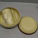 Camping Dishes Picnic Set, Camping Plates Cups and Bowls Set with Spoons and Forks, BPA Free, 17PCS Camping Mess Kit, Plastic Reusable Cutlery Set for 4, Portable Small Size, Not Microwave Safe