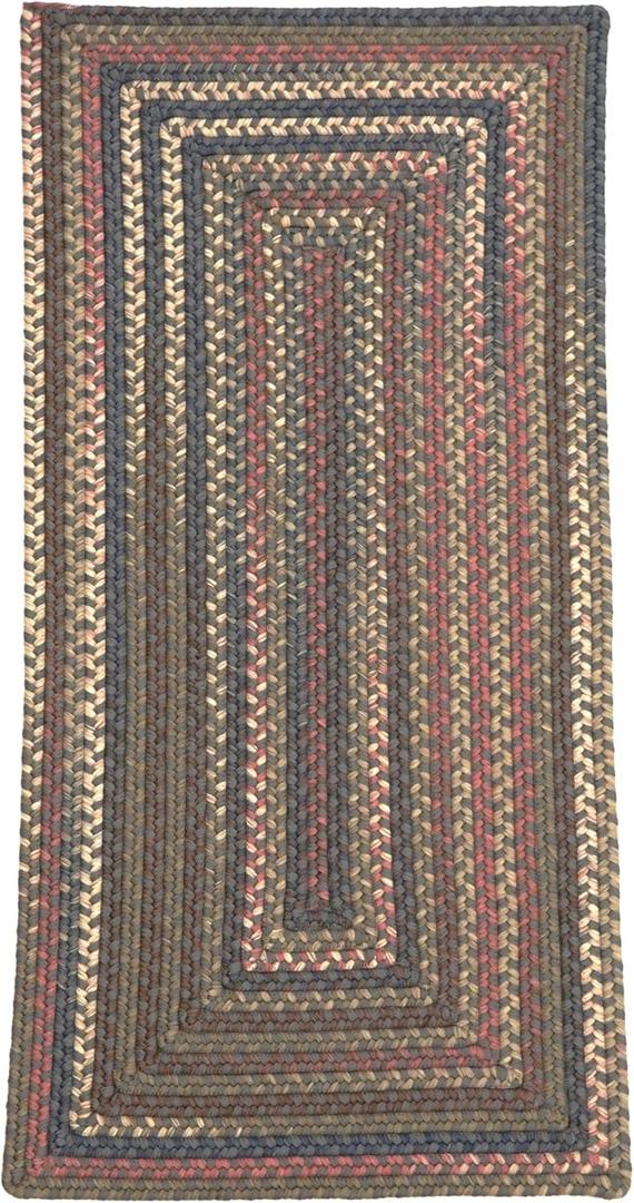 Colonial Mills Durban Braided Multi Runner - Ash Grey 30" x9'