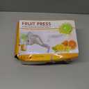 Juicer, Fresh Fruit Juice Extractor Aluminum Alloy, Juice Squeezer Handheld, manual juicer, Easy to Clean with 0.6L Capacity, Heavy Duty Single Press Lemon Squeezer for Lemon, Orange, Grape