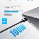 Anker USB C to USB C Cable, 2-Pack 6 FT (1.8 m) Type C 100W Charger Cord, Fast Charging for iPhone 17 Series, MacBook Pro 2020, Pixel, and More (Black, Not for Video Output)