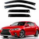 KPY Rain Guards Fit for 2011-2017 Lexus CT200H, Out-Channel Window Visors Vent Wind Deflectors 4PC, Car Accessories for 11-17 Lexus CT200H