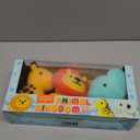 Spongentle Baby Bath Sponge Gift Set - Animal Kingdom Sponge 3 Pack - Bath Essentials for Baby Boys Girls Infants, Gifts for Newborn and Kids, Must Have Toy Accessories for Bathing