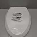 Jool Baby Quick Flip Toilet Seat with Built-in Potty & Splash Guard for Toddler Training, Slow Close (Elongated)