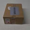 6 Pack Premium Glass Coffee Mugs with Handle, 12 Oz Classic Vertical Stripes Glass Tea Cups, Transparent Ribbed Beverage Mugs, Clear Vintage Glassware Set for Hot Cold Americano, Cappuccino