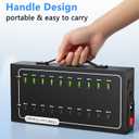 770W USB Charging Station with 20 Ports for Multiple Devices, 10 USB A+10 USB C, Charger Block,Smart Power Delivery & Multi Protection Compatible with iPhone/iPad/Tablets/Smartphones & More