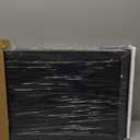 QKF Black Framed Large Wall Art Decor Living Room Geometry Abstract Decorative Painting Bedroom Room Bathroom Blue,Gray White Bright Modern Home art Office Restaurant Wall Canvas Posters & Prints 3 (16" X 24" X 3 pieces)