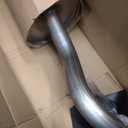 100% Stainless Steel Rear Exhaust Muffler for 2007-2011 Honda CR-V CRV3 | 409 Stainless Steel, Gasket + Bolt Kit + Exhaust Rubber Hanger, For 2007-2011 Honda CR-V 2.4L,Direct Fit,Bolt On OEM