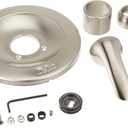 Delta Faucet Shower Handle Renovation Repair Trim Kit for Delta 600 Series Tub and Shower Trim Kits, Stainless RP54870SS