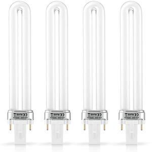 IMIKEYA 4pcs Nail Dryer Lamp Bulbs Tube Replacement 9W 365nm UV Bulb Light Bulb for Nail Art Gel Curing Drying Light Manicure Tool for DIY Lamp Light