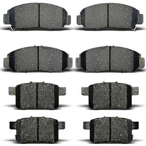 DYZJKWJW D1451 D1506 8PCS Front & Rear Ceramic Brake Pads Set Compatible with 20082012 Honda Accord EX & EXL, 20092014 Acura Tsx