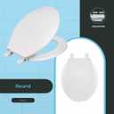 Centoco Round Toilet Seat, Economy Residential, USA, White