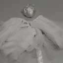 2 Pcs Dog Crown Headband Dog Tutu Dress Set Crystal Rhinestone Tiara Crown Tutu Skirt Pet Dress Costume for Puppy Birthday Party Wedding Photo Prop Costume(X-Large, White)