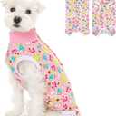 Coppthinktu Dog Surgery Recovery Suit for Dogs After Surgery, Dog Onesie Bodysuit Neuter Spay Puppy Suits, Male Female Post-Op Surgery Clothes Wounds E-Collar Cone Alternative Anti Licking