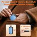 Rechargeable Hand Warmers 2 Pack, 24 Hours Electric Hand Warmers with 3 Heat Settings, USB-C Fast Charge Portable Pocket Heater for Arthritis, Raynaud's, Outdoor Camping, Gifts for Men Women