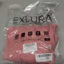 EXLURA Women's Summer Crop Babydoll Peplum Tops Cute V Neck Short Sleeve Business Casual Trendy T Shirts Beach Vacation 2026 Pink (Pink, M)