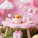 100pcs Gender Reveal Stickers, 2in Round Cute Team Bows Team Boots Gender Reveal Stickers Pink Bows Blue Boots Decals for Boy Girl Baby Party Supplies Decoration