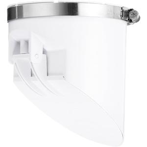 uxcell PVC Sewer Backflow Preventer, Anti-Odor Core for 110mm/4.3inch OD Horizontal Tube in Sewage Tanks, White
