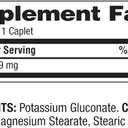 Potassium Caplets Dietary Supplement Value Size, 99 Mg, 500 Count, EXP: 03/2028