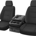 SAPUBK Front Seat Covers Sets Replace for 2014-2018 Chevy Silverado/GMC Sierra 1500, Premium Neoprene with Composite Soft Foam Lining Breathable Seat Cover Cushion