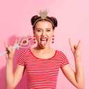 Liliful 3 Pcs Halloween Queen Hearts Costume Accessories for Women Crown Headband Scepter Wand Earring