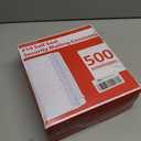 #10 Envelopes Letter Size Self Seal | 500 Business Mailing Security Peel and Sealing Envelope | 100% Tinted | no 10 White Windowless Legal Regular Plain Envelops Pack | 4-1/8 x 9-1/2 Inches | 24 LB