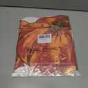 Simplebrand Red Pumpkin Placemats Set of 4, Fall Pumpkin Printed Dining Table Mats for Kitchen, Stain-Resistant, Protecting The Dining Table Washable Place Mats for Halloween, Thanksgiving, 13"x15"
