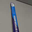 Offset Extension Wrench, Zero Degree Ratchet Extension Set Includes 1/2", 1/4" & 3/8" Drive Adapters, Ideal Universal Ratchet Extensions for Tight Spaces (Blue)