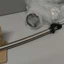 Moen Curved Adjustable Spring Tension No Drill Shower Curtain Rod for Bathroom, Brushed Nickel Finish, CSR2172BN