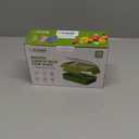 Jelife Bento Box Kids Lunch Box - Large Bento-Style Leakproof with 4 Compartments Food Storage Container with Tableware for Kids Back to School, Reusable On-the-Go Meal and Snack Packing, Green