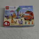 LEGO Bluey: Blueys Beach & Family Car Trip - Toddler Learning Toy for Kids 4+ - Includes Bluey, Bingo, and Mum Minifigures - Birthday Gift for Boys and Girls, Ages 4+ - 11202